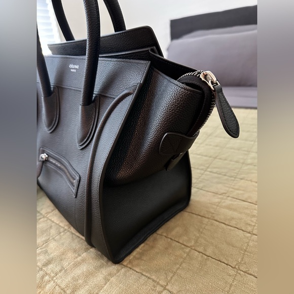 Celine Mini Luggage Black - Picture 5 of 10